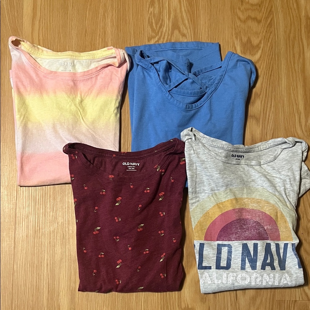 Lot of 4 Old Navy Short Sleeve Tees, size Girls XXL